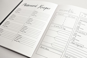 20 HandDrawn Printing Planner Layout