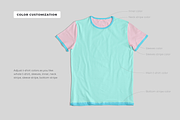 Customizable T-Shirt Mockups Pack, a Shirt Mockup by BULBFISH (Thumbnail 4 of 13)