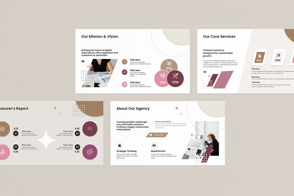Annual Report Presentation Template, a Presentation Template by Slide_Genius1 (Photo 5 of 8)