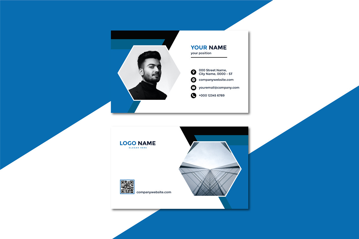 Corporate Business Card Design, a Business Card Template by taieefbakshi (Photo 2 of 2)