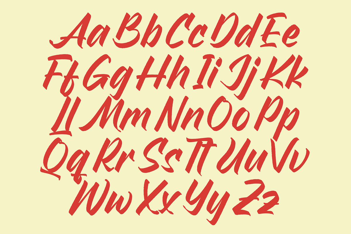 Broklyn Enthusia Bold Handwritten, a Script Font by Letterena Studios Script (Photo 16 of 20)