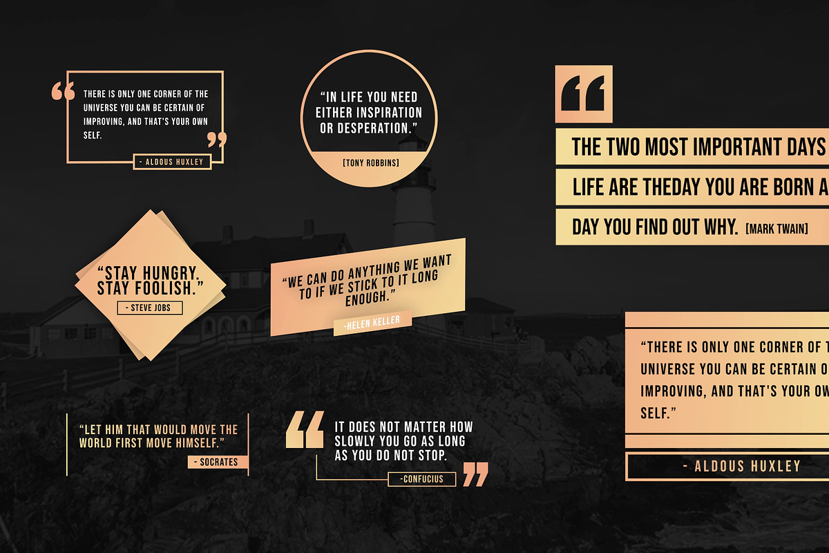 Trendy Quote Titles -After Effect, a Templates & Theme by Polygon Motions (Photo 1 of 2)
