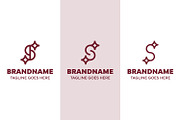 Letter S Star Luxury Simple Logo, a Branding & Logo Template by Pray Art Design Studio (Thumbnail 1 of 2)