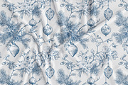 Christmas Toile Seamless Patterns, a Pattern Graphic by Olya Creative (Thumbnail 16 of 21)