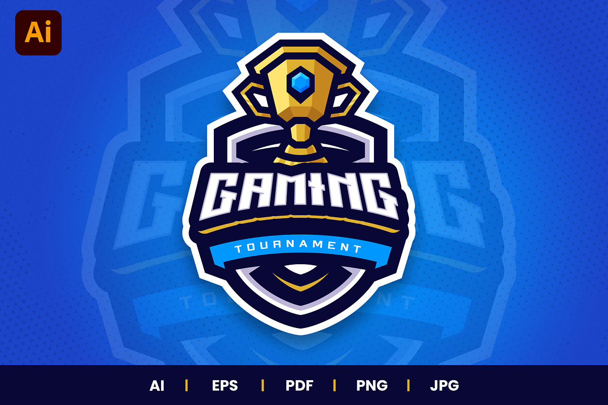 E-sports Gaming Logo Template, a Branding & Logo Template by Akito Studio
