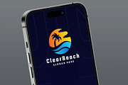 Clear Beach View Resort Logo, a Branding & Logo Template by Design_Planet (Thumbnail 3 of 4)