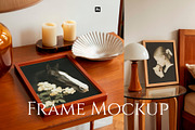 Frame mockup set, a Product Mockup by Trissa (Thumbnail 1 of 7)
