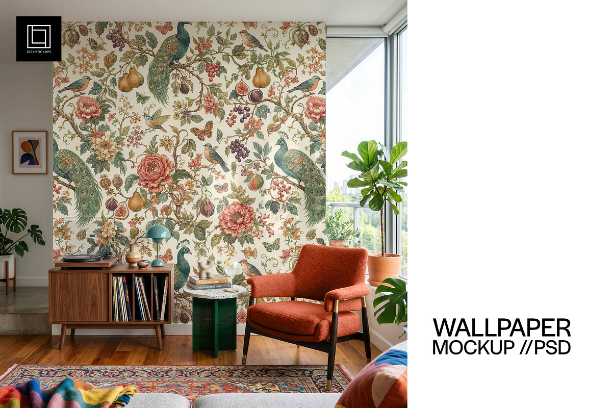 Modern Accent Wall Mockup PSD, a Household Mockup by 1001 mockups (Photo 1 of 9)