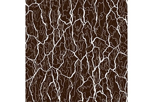 Vector Seamless Pattern Of Bark Texture. Wood Natural Structure