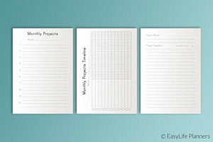 Project Planner A5 Printable PDF