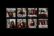 8 Grunge Fashion Style Instagram, a Social Media Template by Parisa-Artstudio (Thumbnail 4 of 5)