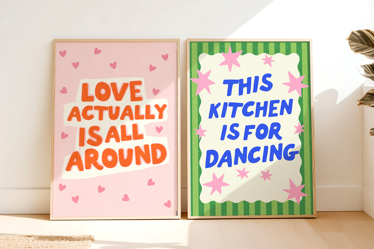 Pizza Club Font Family, a Handwritten Font by Nicky Laatz (Photo 7 of 11)