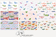 70 (kids) planes seamless pattern, a Pattern Graphic by Poppy Lane Studio (Thumbnail 4 of 10)