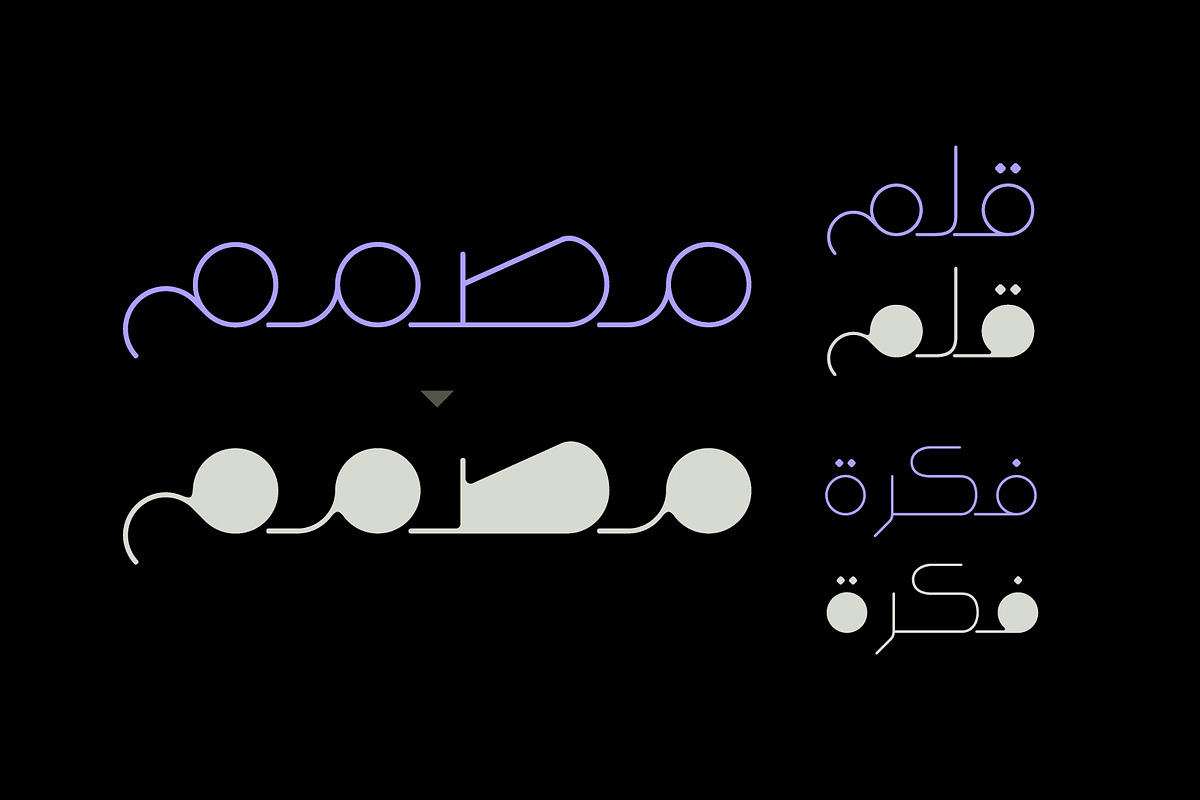 Wahaj - Arabic Font, a Script Font by Mostafa El Abasiry (Photo 8 of 22)