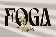 Foga - Modern Serif Logo Font, a Serif Font by Nirmana Visual (Thumbnail 1 of 11)