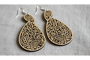Botanical Earring SVG Set, a Graphic by musafir_fashion (Thumbnail 3 of 11)