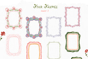 Folk Cottagecore Frames Collection, a Decorative Illustration by Les Frolova (Thumbnail 3 of 12)
