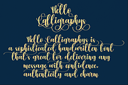 Hello Calligraphys | handwritten fon, a Script Font by Scratchones (Thumbnail 3 of 9)