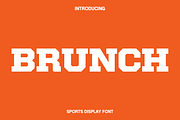 Brunch - Sports Display Font, a Sans Serif Font by Luna Shop (Thumbnail 1 of 5)