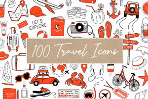 100 Travel Icons