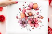 Whimsical Spring Wildflower Clipart, an Illustration by GatewayDesign (Thumbnail 3 of 3)