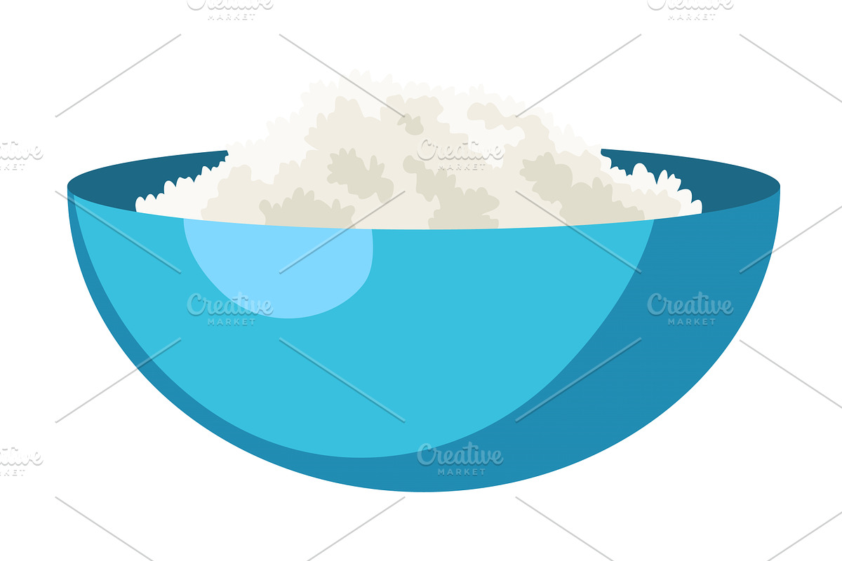 Sour milk cheese. Sour cream or, a Food Illustration by the8monkey