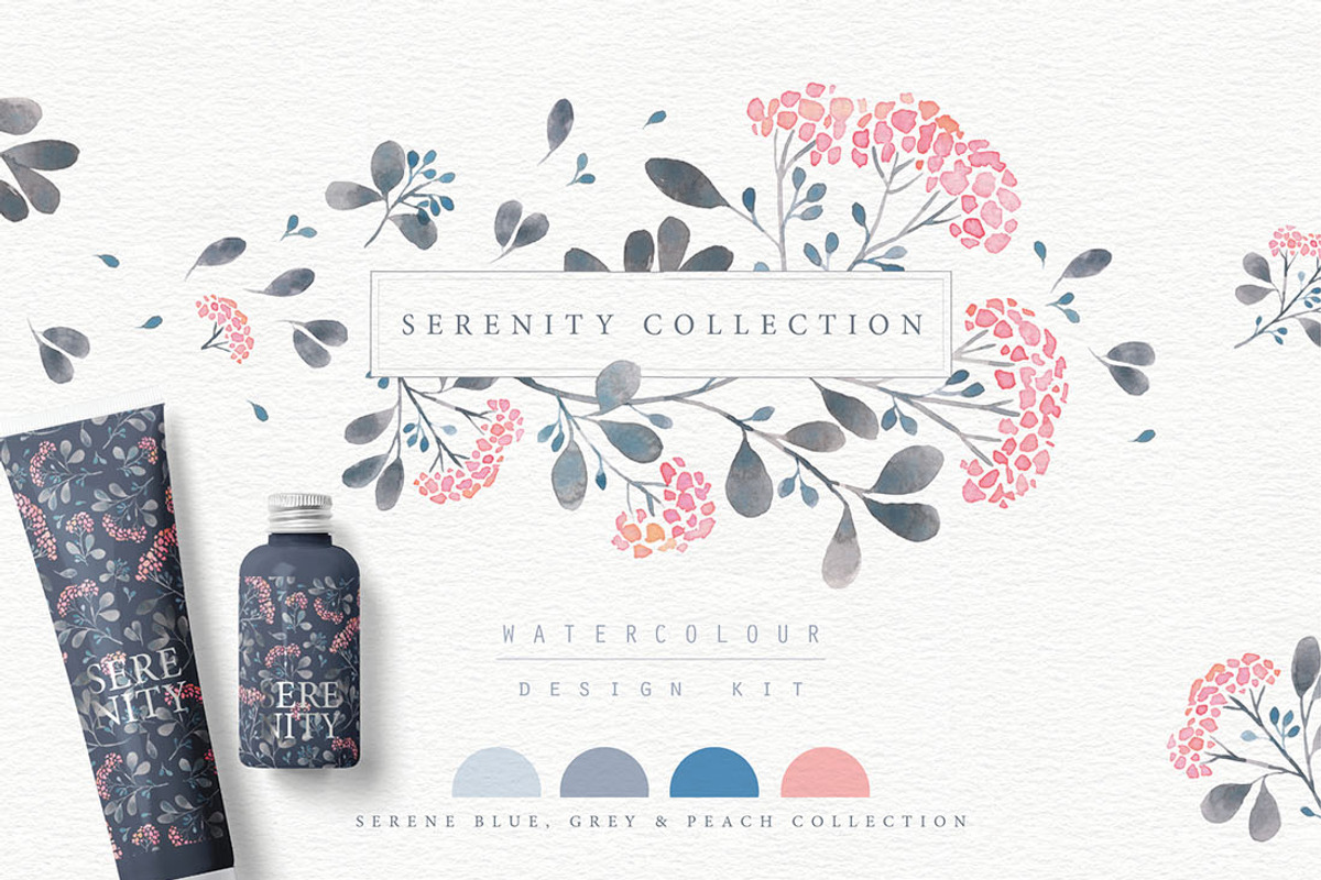 4in1 Elegant Watercolour collections, an Illustration by Lisa Glanz (Photo 3 of 7)