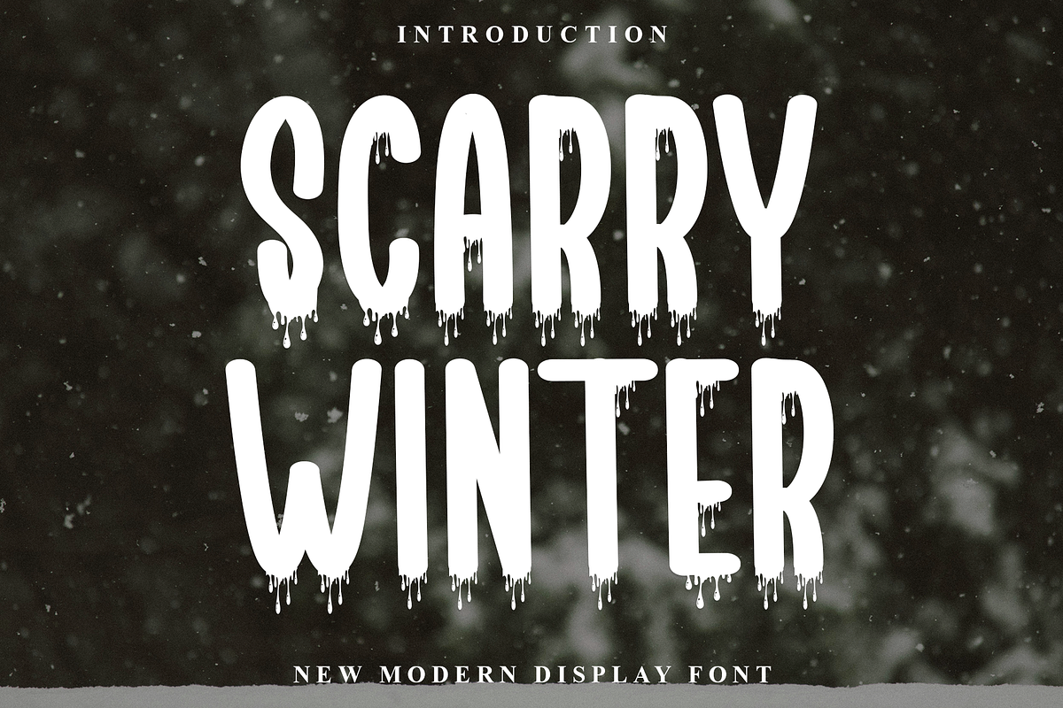 Scarry Winter, a Serif Font by InermediaSTUDIO (Photo 1 of 8)
