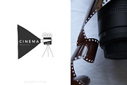 Logo Pack Volume 17. Cinema, a Branding & Logo Template by Mint Air Studio (Thumbnail 7 of 21)