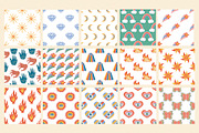 140 Retro Summer Seamless Patterns, a Pattern Graphic by IRSYART (Thumbnail 10 of 15)