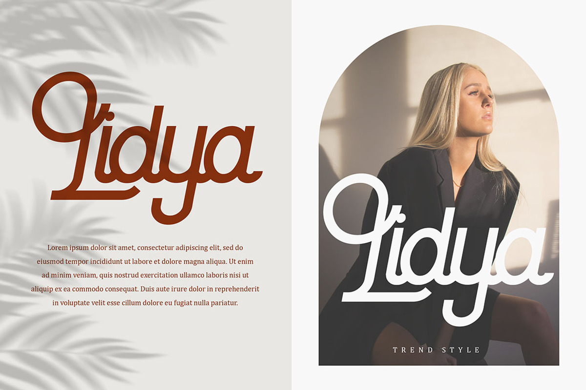 Eastwood Retro Monoline Script, a Script Font by Deeezy (Photo 4 of 6)