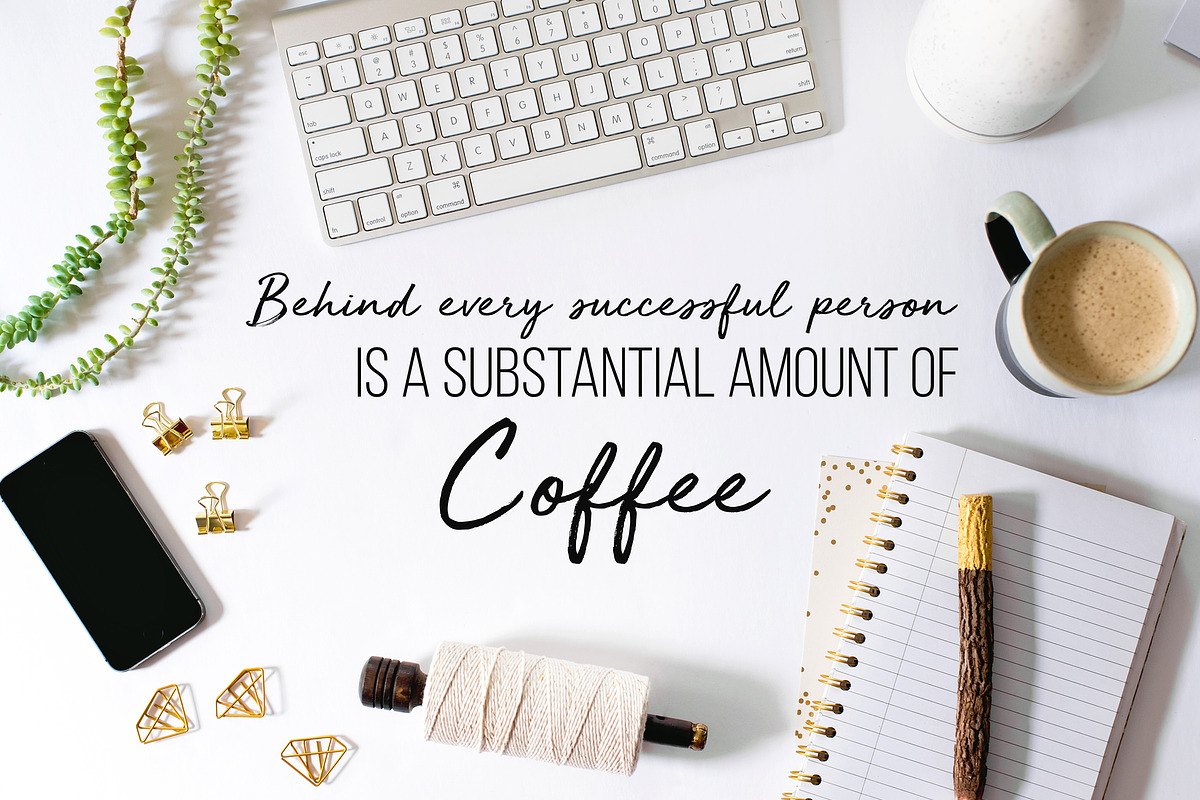 Coffee Break Business Mockup Bundle, an iPhone Mockup by Ashley Alexandra Design (Photo 2 of 7)