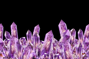 Amethyst Crystal Brushes