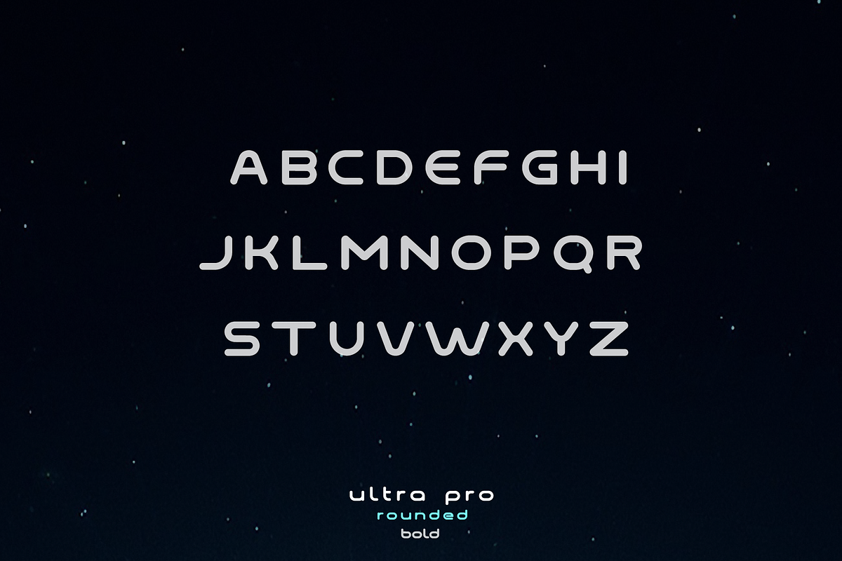 Ultra Pro Rounded Font Family, a Sans Serif Font by Alphabet Agency (Photo 9 of 18)
