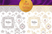 2. Set Of 76 Vector Line Elements., a Decorative Illustration by O'Gold! (Thumbnail 2 of 5)