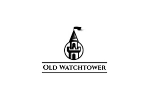 Old Watchtower - Building Logo, a Branding & Logo Template by ashenterprise