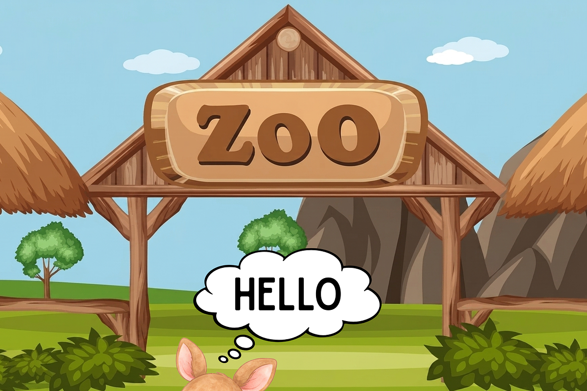 Cute Watercolor Zoo Animals Clipart, a Graphic by SnasStudios (Photo 3 of 3)