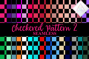 Checkered Seamless Patterns Vol 2