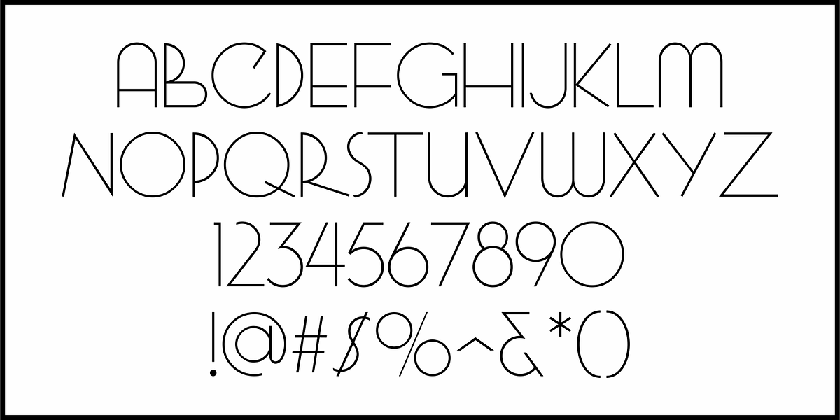 Deco Fashion, a Font by Jeff Levine Fonts (Photo 3 of 5)