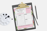 Daily Planner Template, a Stationery Template by mpcprintables (Thumbnail 2 of 3)