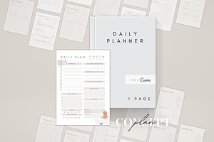 Printable Daily Planner Template PDF