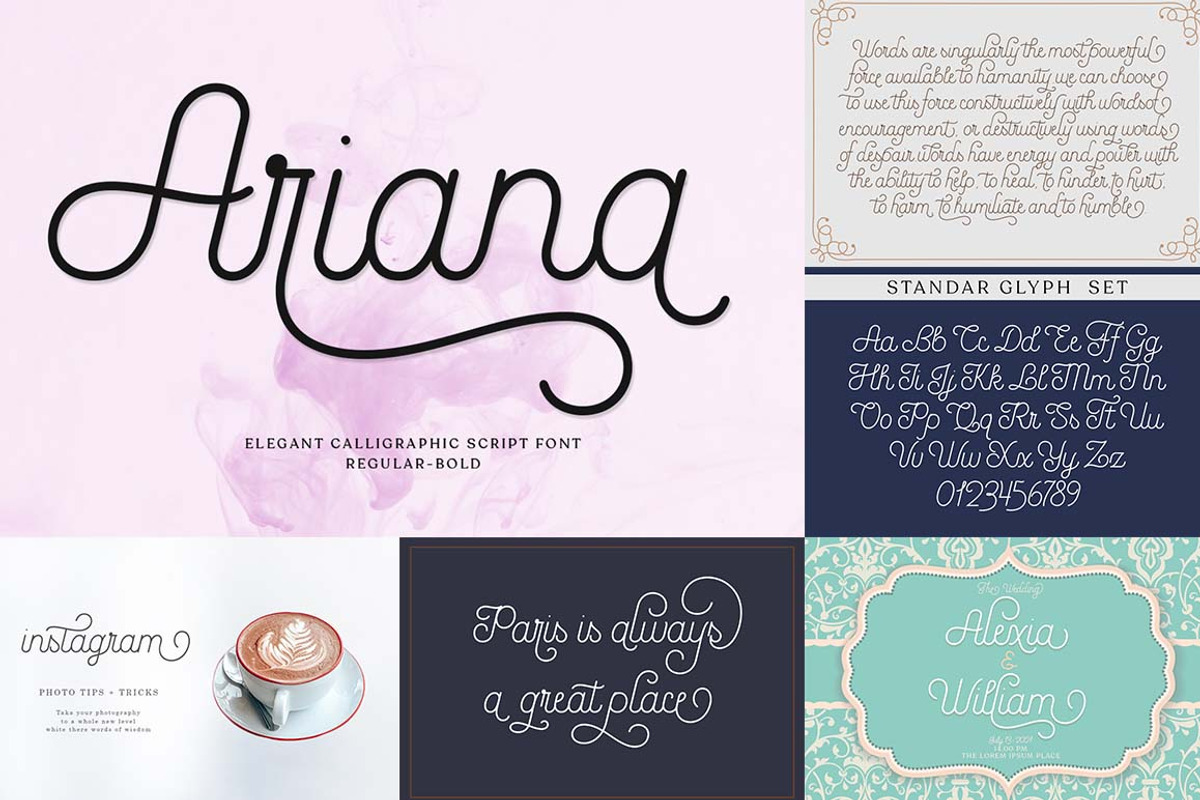 Font Collection Bundle, a Script Font by Zane Studio (Photo 6 of 21)