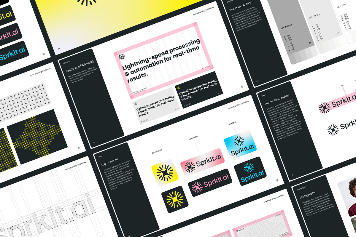 Sprkit Brand Guidelines Template preview 3