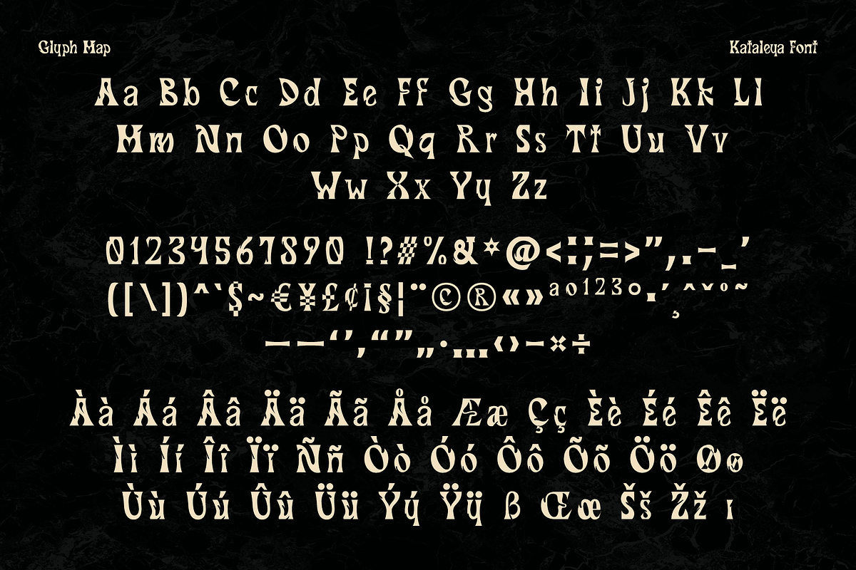 CF Kataleya - Art Nouveau Display, a Sans Serif Font by Indotype Foundry (Photo 2 of 10)