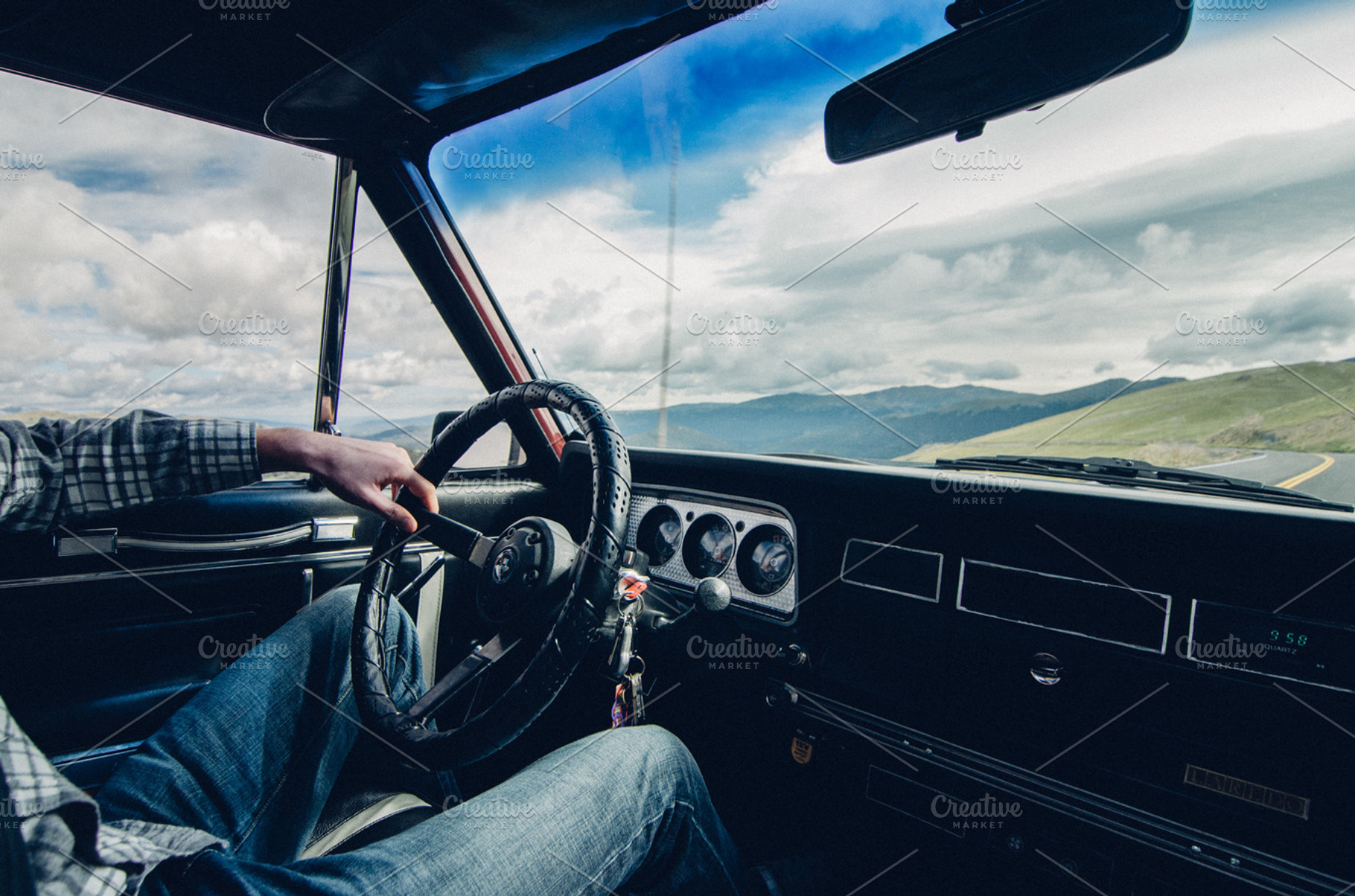 Mountain Driving in Antique Jeep, a Transportation Photo by Stephanie Mikuls