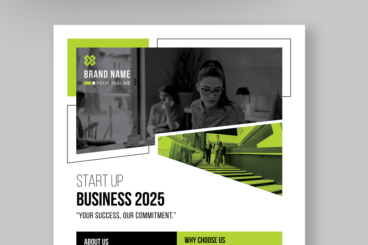 Corporate Business Flyer Template, a Flyer Template by MightyDesign (Photo 2 of 8)