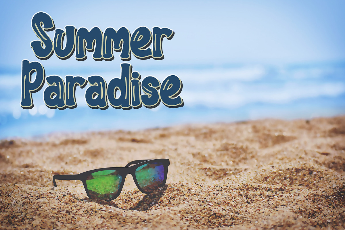 Summer Holiday, a Handwritten Font by Letterafa Studio (Photo 6 of 8)