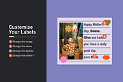Selena Foil Pouch Labels, a Stationery Template by Mountain Folk Creative (Thumbnail 3 of 4)