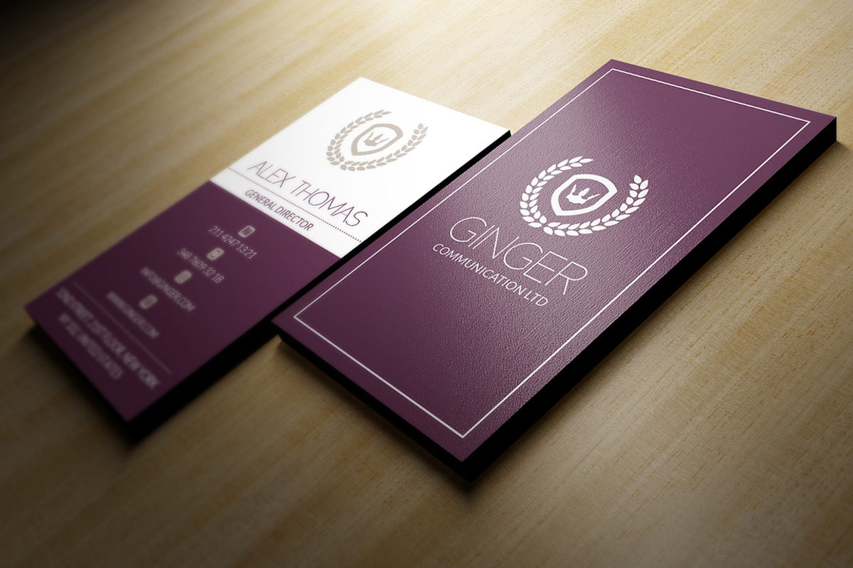 Elegant Business Card, a Business Card Template by Marvel (Photo 3 of 6)