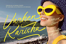 Varhen Karisha Handwritten Ink Font